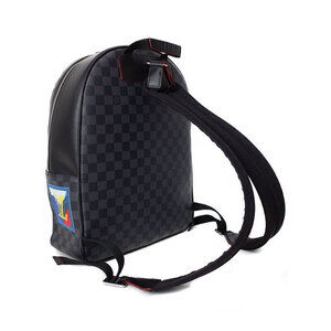 Louis Vuitton Damier Backpack Graphite Black Josh